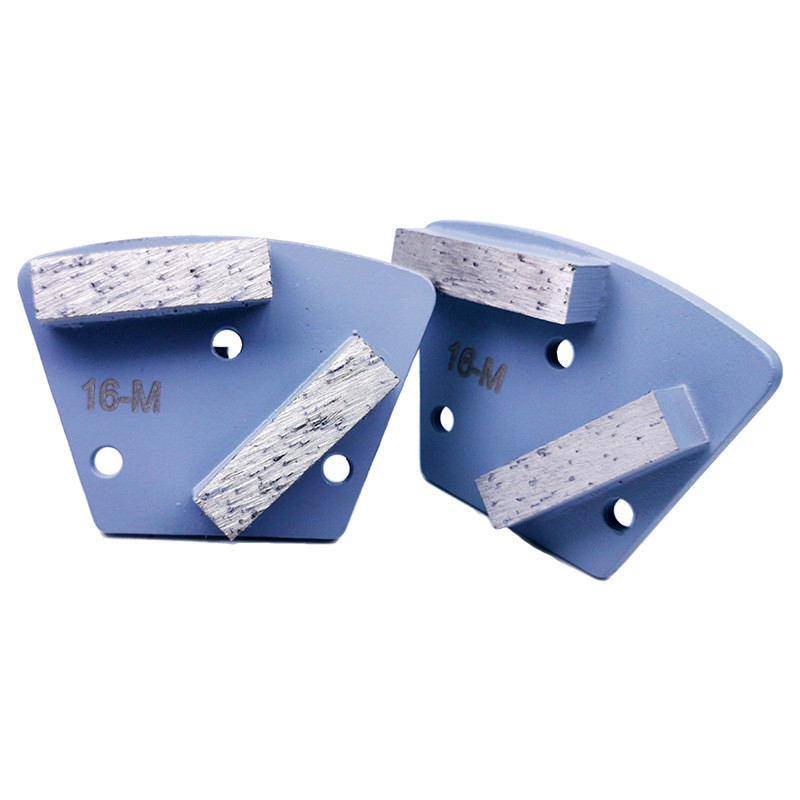 Factory  CPS Concrete Grinding Diamond Tools with Double 15mm rectangular blade customized blade shape