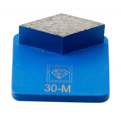 Single Rhombus Segments  Redi Lock Diamond Grinding Shoes for Husqvarna