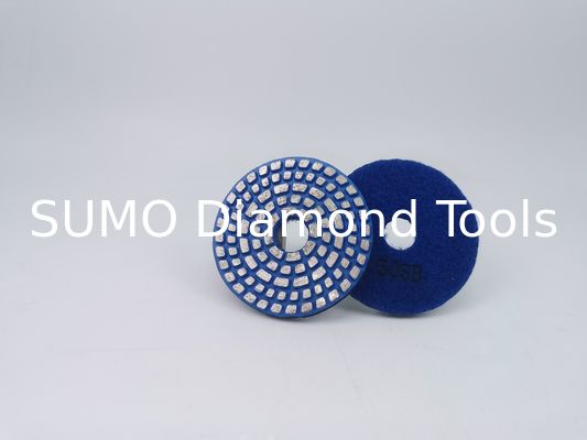 SUMO Tamponi per lucidatura OEM da 100 mm Resina diamantata flessibile bagnata/asciutta per granito Marmo Pietra Quarzo Tampone abrasivo Rettifica affilata