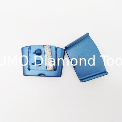 Utensili diamantati per la molatura del calcestruzzo Pattini diamantati per la molatura con doppi segmenti rettangolari