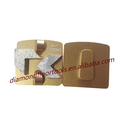 Redi Lock PCD Double Arrow Segments Diamond Coating Removal Pad